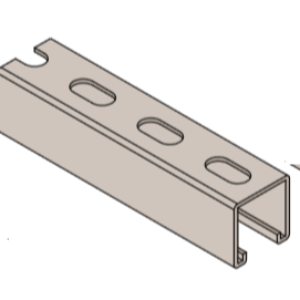 ZSi-Foster.com: CHANNEL WITH SHORT SLOTS 16 GAUGE 1-5/8